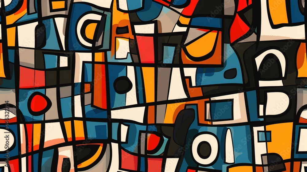 cubist pattern seamless wallpaper cubist pattern seamless wallpaper