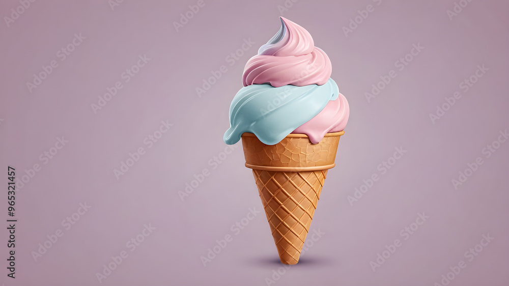 Ice cream symbol, minimal design Ice cream symbol, minimal design