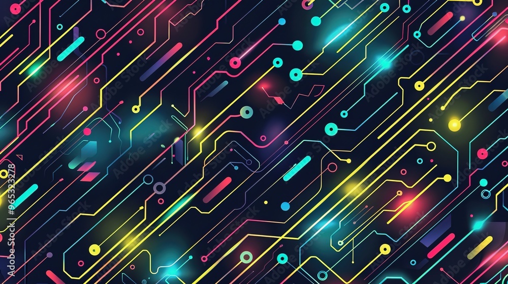 Circuit pattern wallpaper Circuit pattern wallpaper