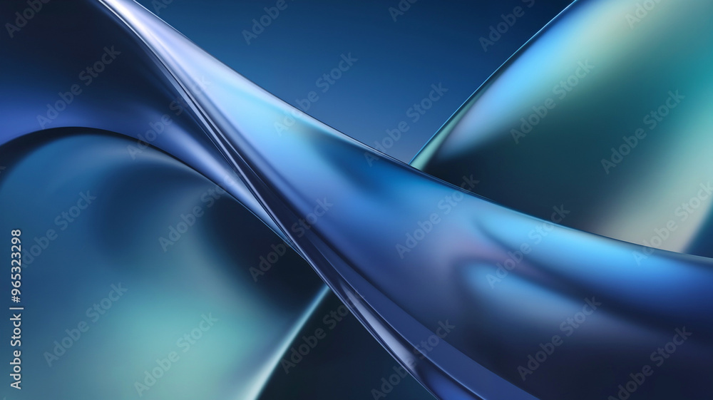 Obraz premium Modern Blue Gradient Background