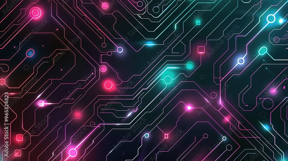Circuit pattern wallpaper Circuit pattern wallpaper