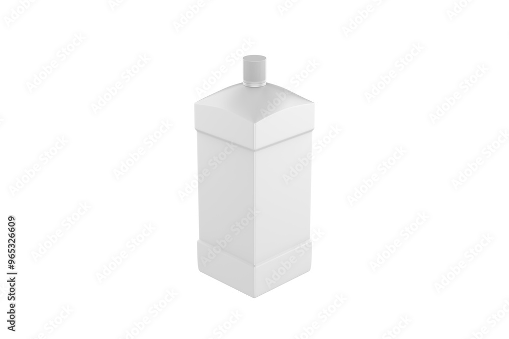 Plastic Bottle Mockup Isolated On White Background. 3d illustration Plastic Bottle Mockup Isolated On White Background. 3d illustration