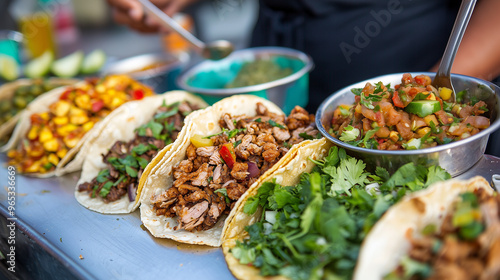 In a vibrant street food ma...