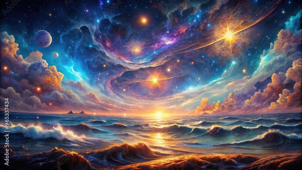 luminous cosmic oceans shimmering stardust waves celestial shores glowing astral islands mystical nebulae formations shimmering iridescent hues infinite starry expanses luminous cosmic oceans shimmering stardust waves celestial shores glowing astral islands mystical nebulae formations shimmering iridescent hues infinite starry expanses