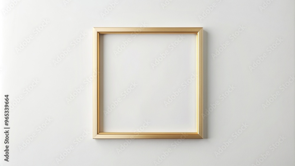 aesthetic, white wall,bird's eye view, mat, thin, elegant, A bird s eye view of a thin gold frame with a mat hanging on a white wall creating an elegant and minimalist aesthetic aesthetic, white wall,bird's eye view, mat, thin, elegant, A bird s eye view of a thin gold frame with a mat hanging on a white wall creating an elegant and minimalist aesthetic