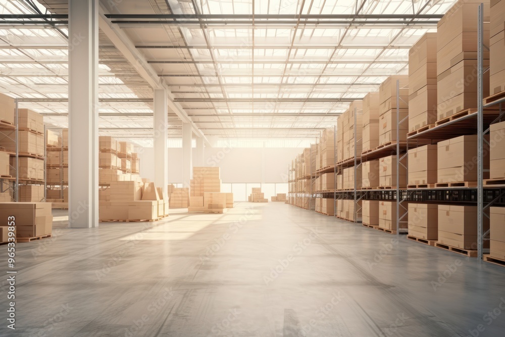Warehouse architecture building box. Warehouse architecture building box.