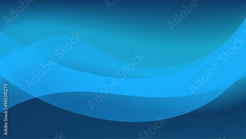 Abstract background multiple wavy lines in various shades of blue, creating a dynamic sense of flow and movement