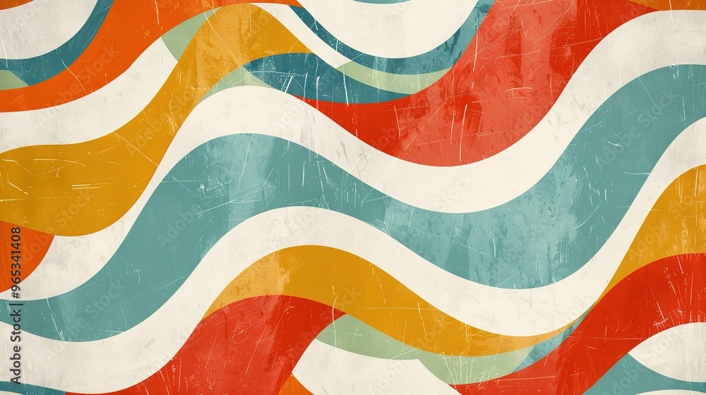Retro wave pattern wallpaper Retro wave pattern wallpaper