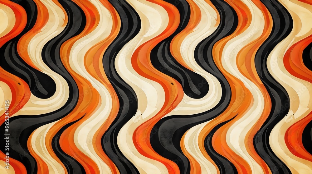 Retro wave pattern wallpaper Retro wave pattern wallpaper