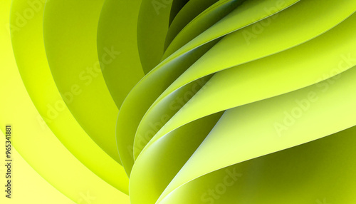 Illustration of curve patterned 3D multi-layered with abstract background