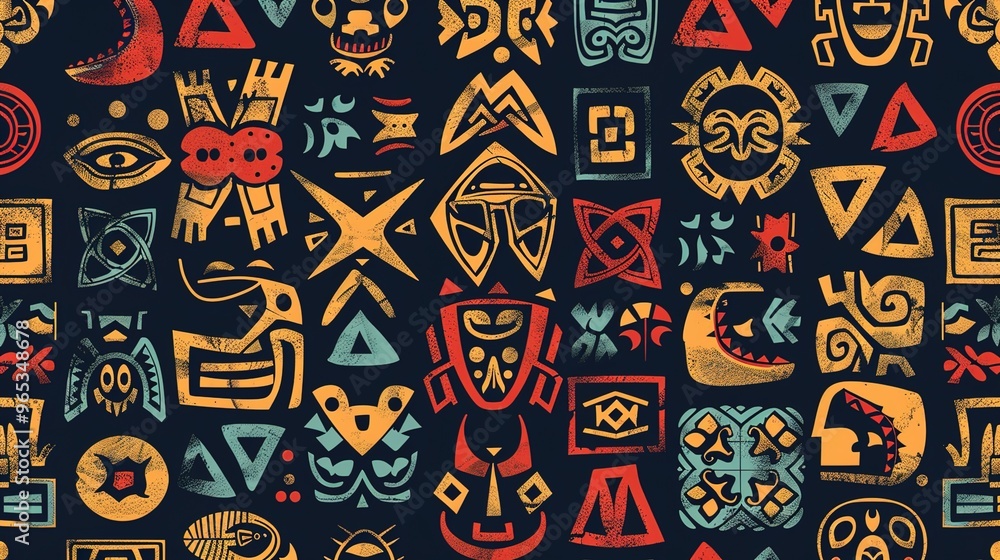 tribal pattern seamless wallpaper tribal pattern seamless wallpaper
