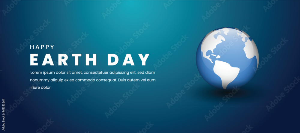 Happy Earth Day. Environment eco for social poster, banner or card. Vector illustration Happy Earth Day. Environment eco for social poster, banner or card. Vector illustration