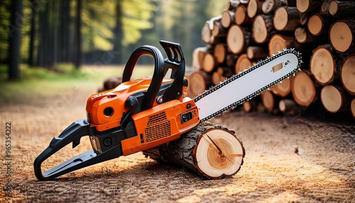 Top-Quality Stihl Chainsaw with Firewood: The World’s Best-Selling Brand in Action