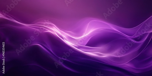 Wallpaper Mural Abstract Purple Waves with Subtle Glow Torontodigital.ca
