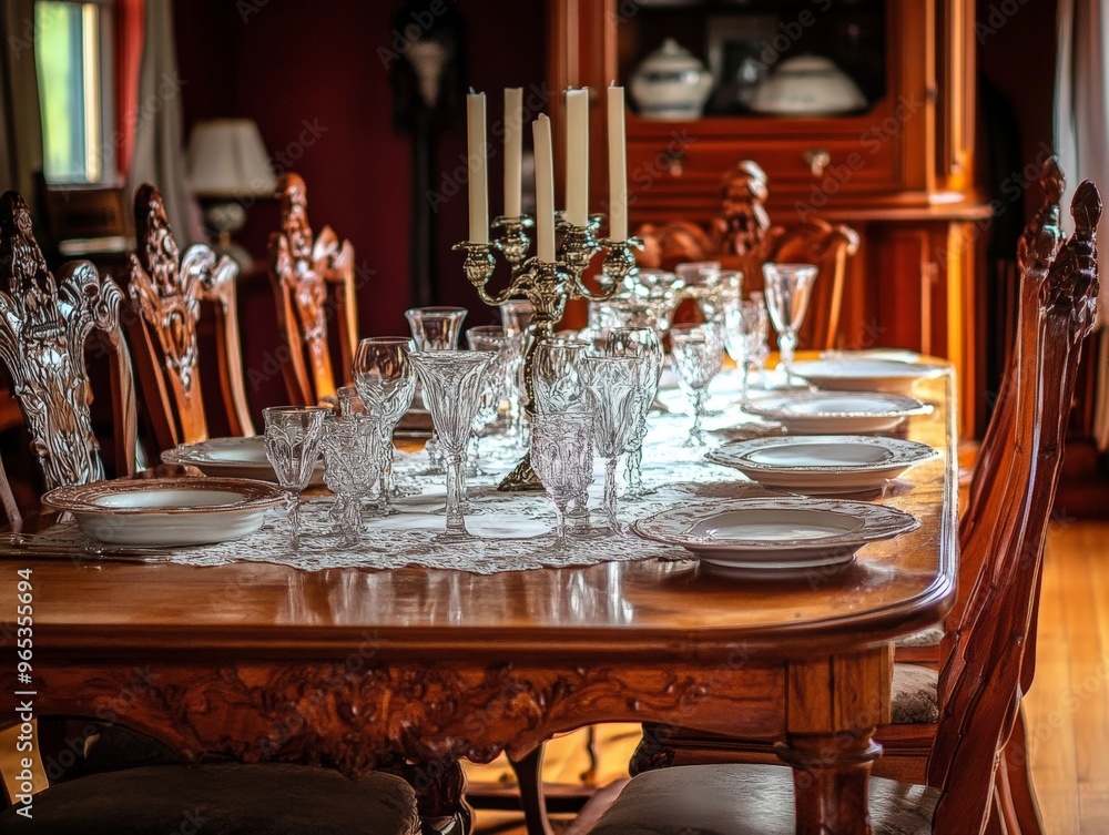 Formal Dining Table Setting. Formal Dining Table Setting.