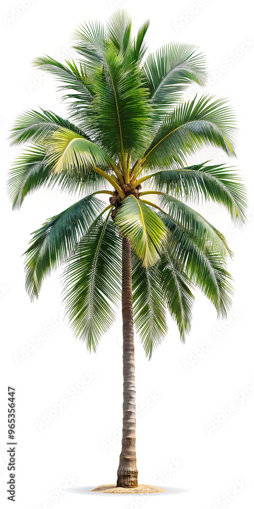 Isolated Palm Tree. A Palm Tree Isolated on a white background Isolated Palm Tree. A Palm Tree Isolated on a white background