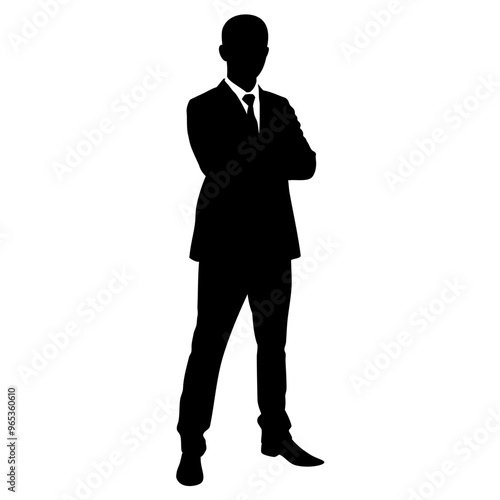 Men Suits silhouette  Vector image