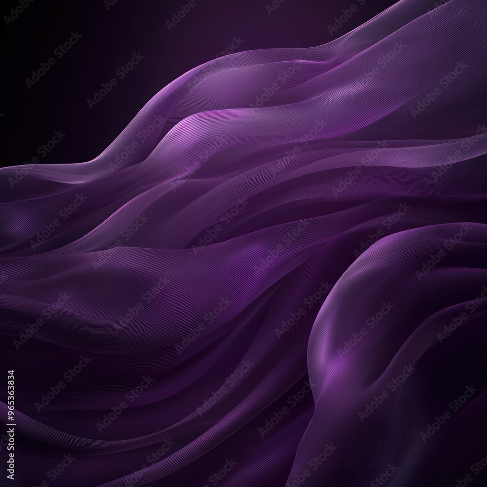 Obraz premium Abstract Purple Wavy Fabric Background