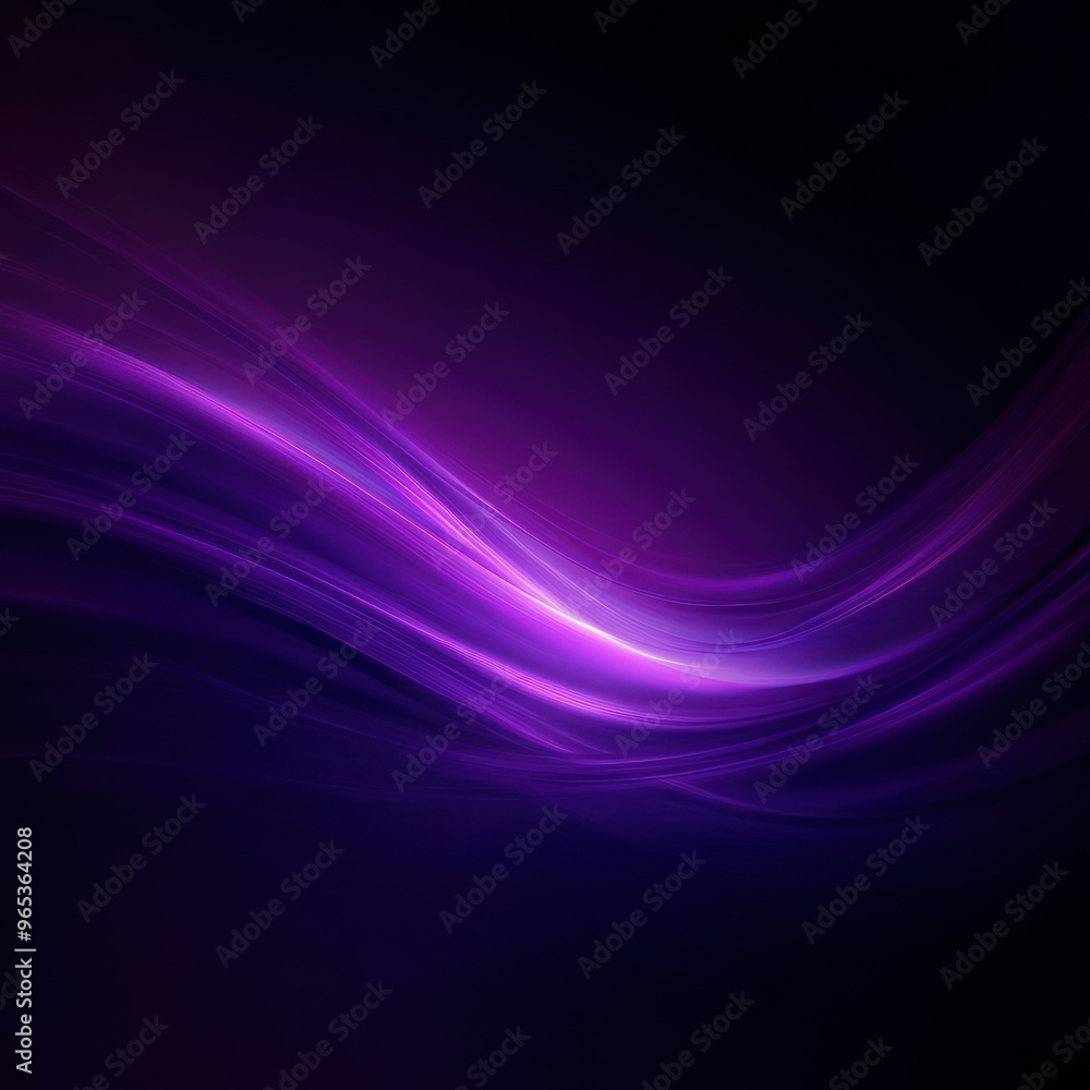 Fototapeta premium Abstract Purple and Black Swirling Background