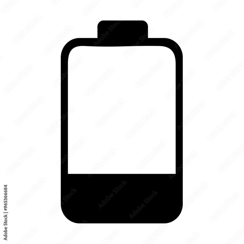 Low battery indicators Icon. Vector image Low battery indicators Icon. Vector image