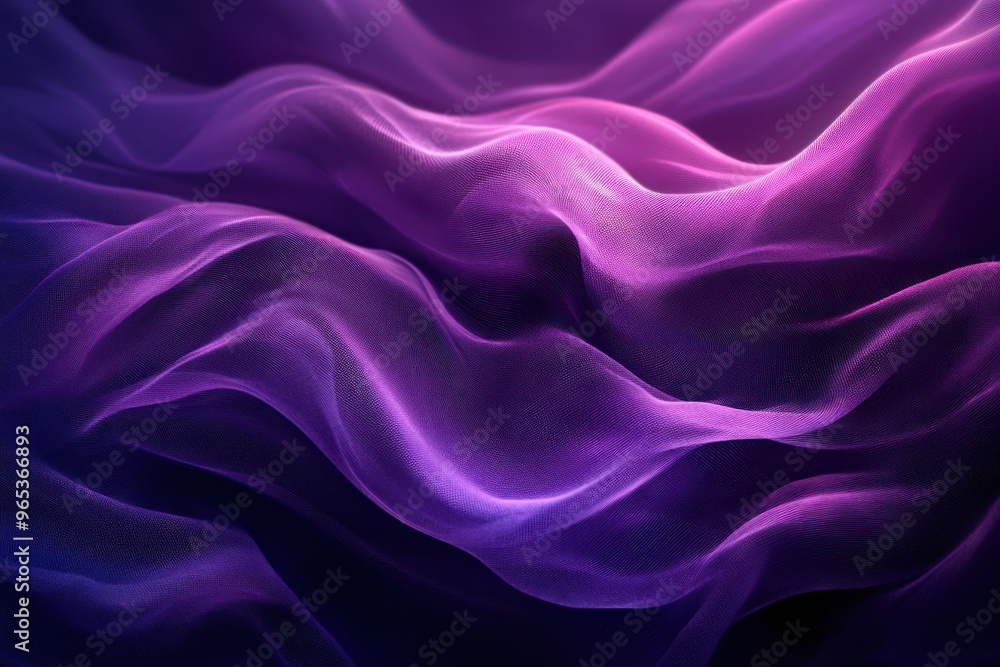 Fototapeta premium Abstract Purple and Black Wavy Mesh Background