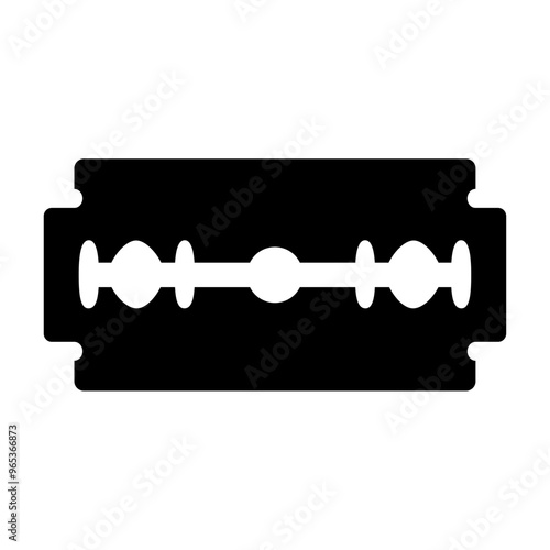 Razor icon silhouette. Vector image