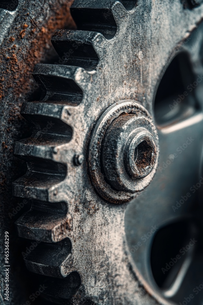 Close-up of Engine Gear Wheels in Neutral Colors, Ideal for Industrial or Mechanical Backgrounds Generative AI Close-up of Engine Gear Wheels in Neutral Colors, Ideal for Industrial or Mechanical Backgrounds Generative AI