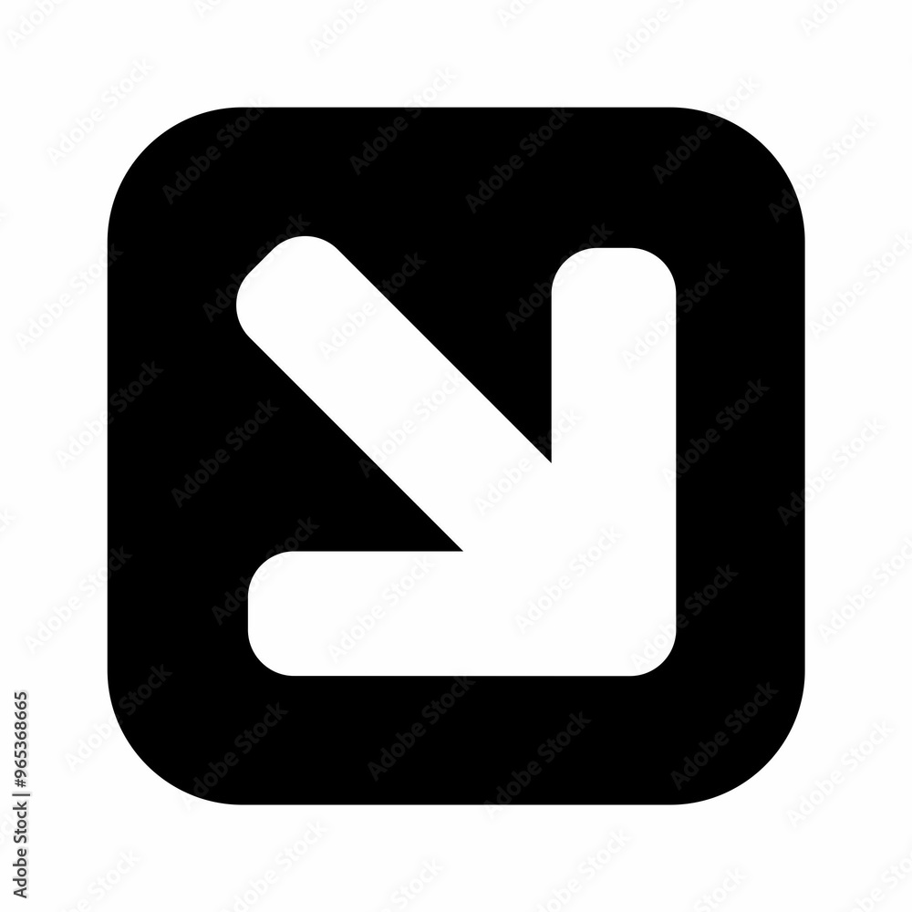 Right down arrow icons image Right down arrow icons image