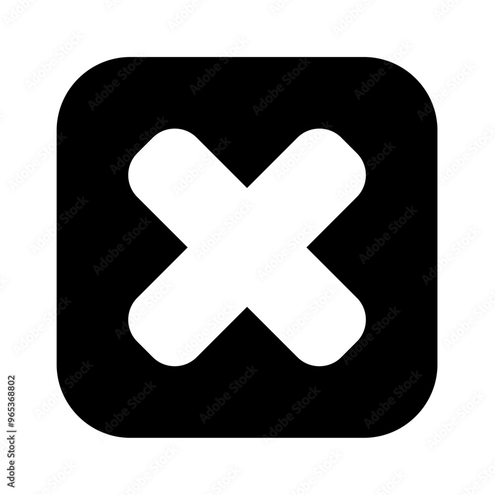 Cross math icon vector image Cross math icon vector image
