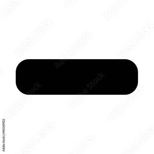 Minus math icon vector image