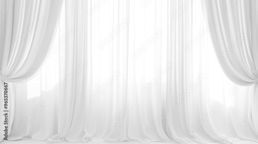 Soft white curtains background for graphic design or wallpaper. Soft white curtains background for graphic design or wallpaper.