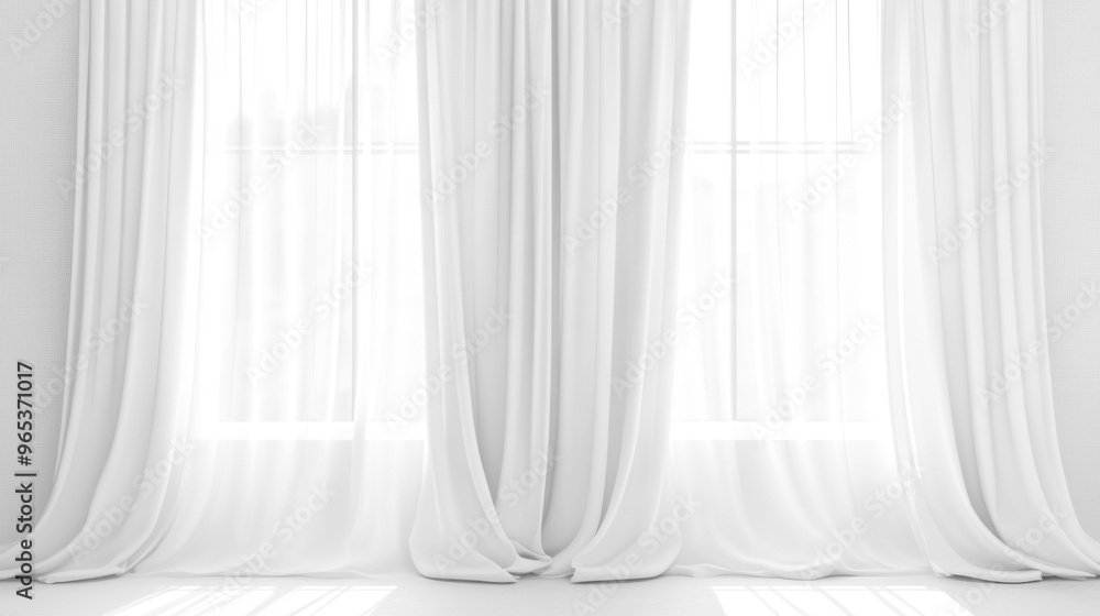 Soft white curtains background for graphic design or wallpaper. Soft white curtains background for graphic design or wallpaper.