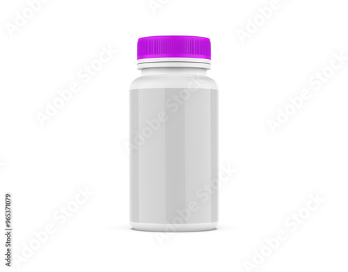 supplement bottle for mockup