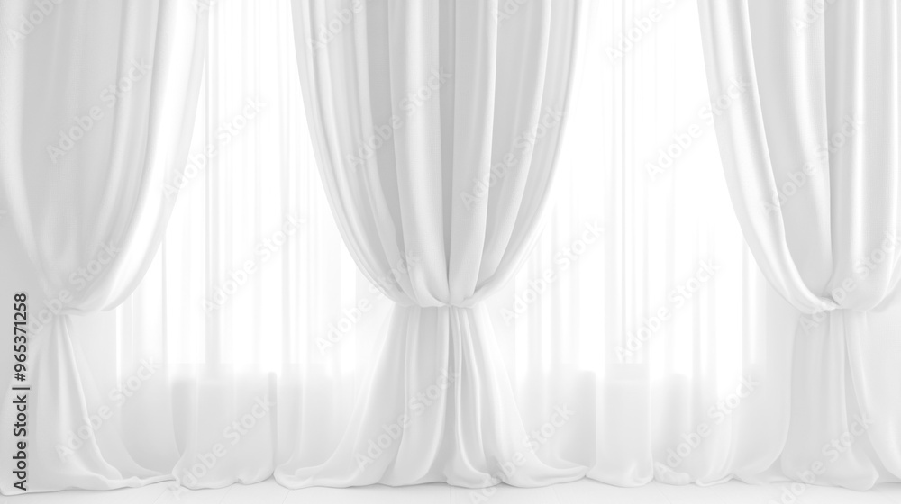 Soft white curtains background for graphic design or wallpaper. Soft white curtains background for graphic design or wallpaper.