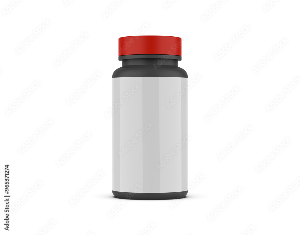 supplement bottle for mockup
