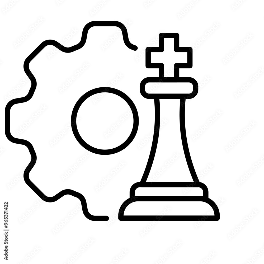 strategy icon for business and life strategy icon for business and life