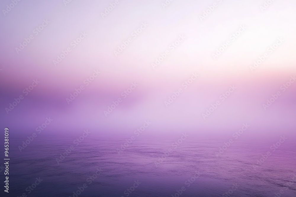 Purple Fog Over Calm Water at Dusk Purple Fog Over Calm Water at Dusk