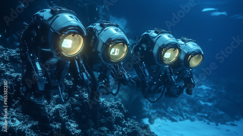 AI-Driven Robots Collaborating with Humans on Deep-Sea Exploration Missions