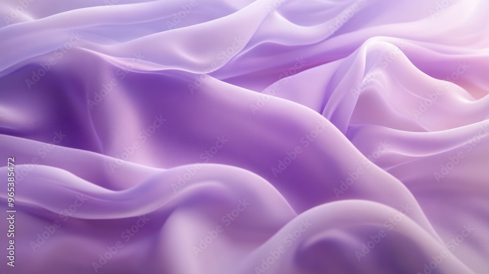 Draped Purple Fabric with Delicate Texture Draped Purple Fabric with Delicate Texture