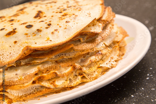 stack of pancakes russian food, Maslenitsa photo