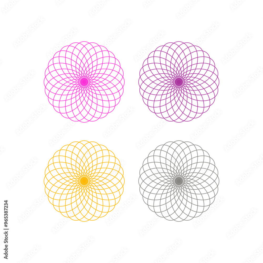 LUXURY MANDALA ART ISOLATED ON WHITE VECTOR LUXURY MANDALA ART ISOLATED ON WHITE VECTOR
