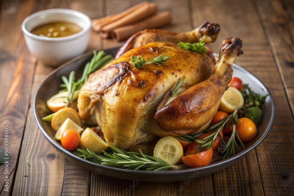 roasted turkey with herbs and spices roasted turkey with herbs and spices