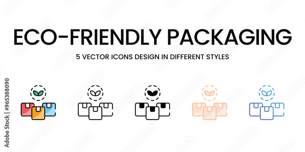 Eco-Friendly Packaging vector icons set ready to use for web and mobile app Eco-Friendly Packaging vector icons set ready to use for web and mobile app
