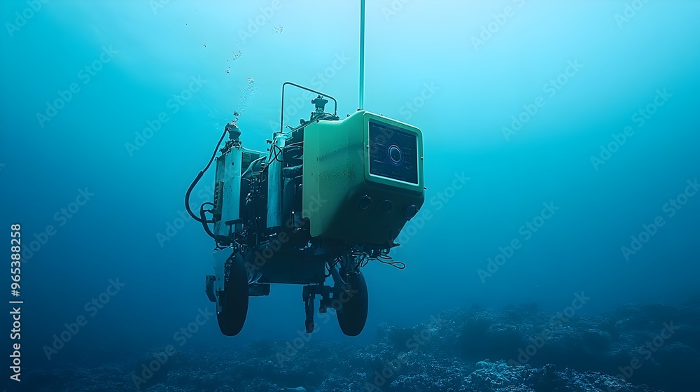 Sonar System at Marine Research Station Continuously Scanning for Aquatic Life Sonar System at Marine Research Station Continuously Scanning for Aquatic Life