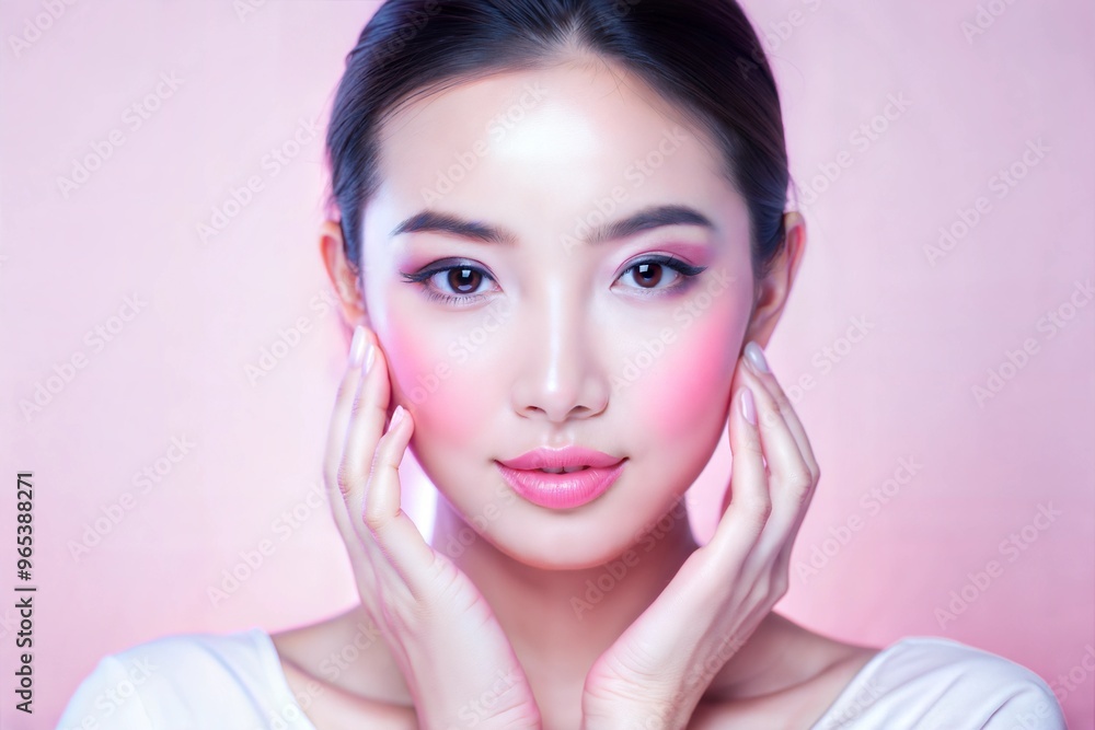 Fototapeta premium beautiful asian woman posing