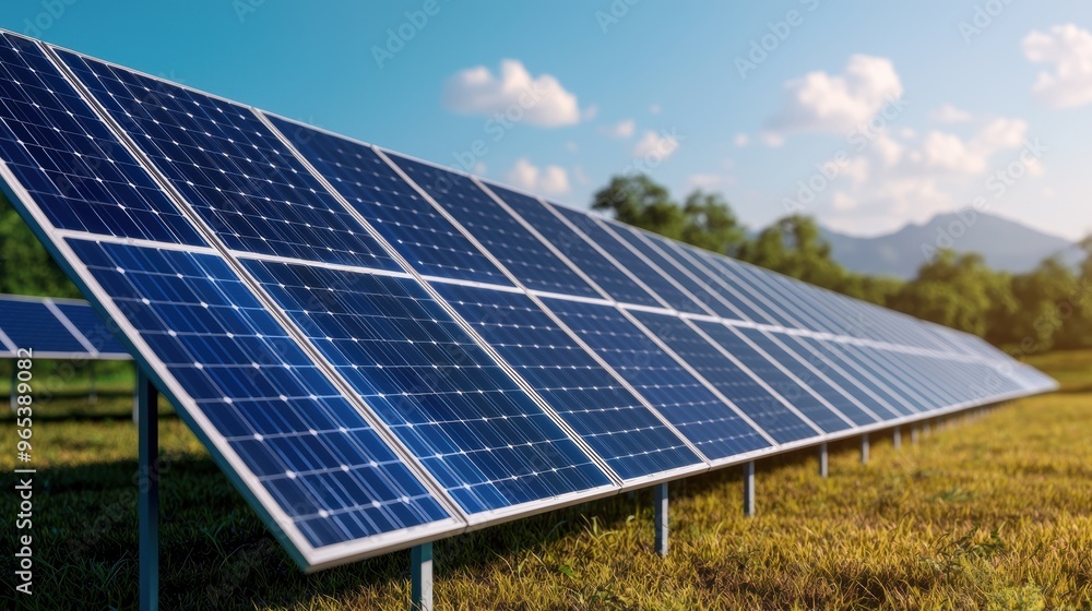 Futuristic Contrast of Sustainable Solar Energy vs Fossil Fuels: Holographic Oil Price Overlay. Futuristic Contrast of Sustainable Solar Energy vs Fossil Fuels: Holographic Oil Price Overlay.