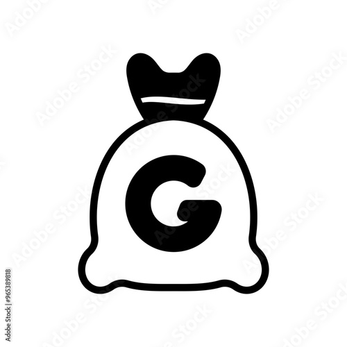 gold coin solid black