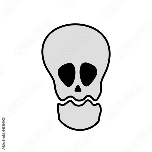 Halloween Icon and Halloween Pumpkin Face Emoticon