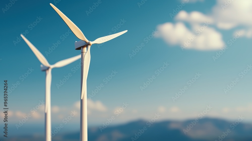 Renewable Energy Concept: Wind Turbines and Oil Rig Silhouette in Energy Transition with Copy Space, Quality Renewable Energy Concept: Wind Turbines and Oil Rig Silhouette in Energy Transition with Copy Space, Quality