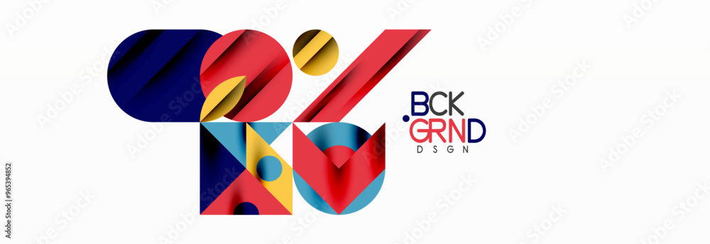 Trendy colorful circles, lines, arrows, triangles and other geometric shapes. Vector Illustration For Wallpaper, Banner, Background, Card, Book Illustration, landing page Trendy colorful circles, lines, arrows, triangles and other geometric shapes. Vector Illustration For Wallpaper, Banner, Background, Card, Book Illustration, landing page
